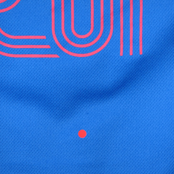 Merrell Performance Top Womens Medium Blue Run Run Run Graphic Opti Wick Active - Picture 7 of 13